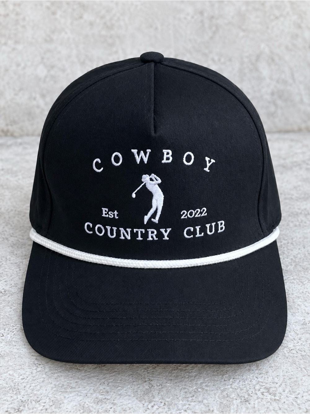 Cowboy Country Club Embroidered Baseball Cap